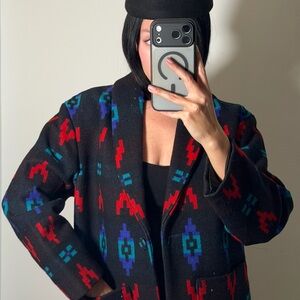 Colorful Patterned Blazer